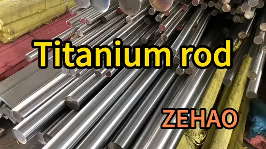 Factory Supply Top Grade Titanium Alloy Bar Gr1 Gr2 Gr5 Pure Titanium Rod Tc4 Titanium Alloy Rod Round Bars