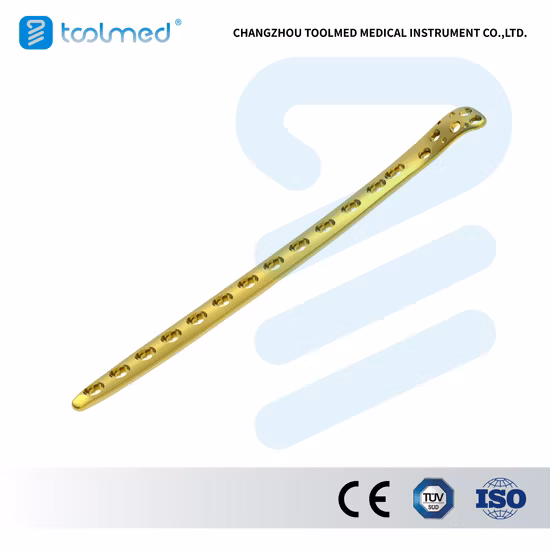Standard Proximal Humeral Locking Compression Bone Plate, Small Fragment LCP System, Titanium, Orthopedic Surgical Implant for Trauma Surgery, Medical Products
